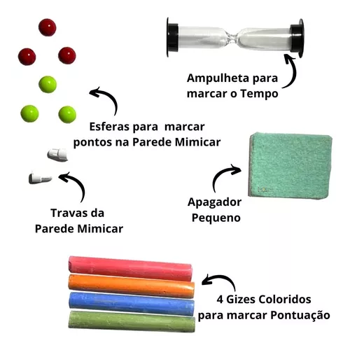 Brinquedo Educativo Jogo Adivinhação Parede Mimicar Infantil - Imagine  Brinquedos