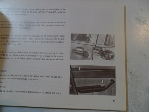 Fiat Regatta 1987 1988 Manual Instrucciones S Sc Y 2000 (Usado)