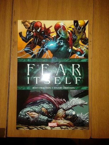 Marvel Fear Itself Novela Grafica Ingles
