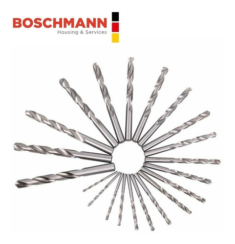 Imagen 2 de 3 de Juego Mechas Brocas Hss Acero, Metal Germany 25pcs Pro