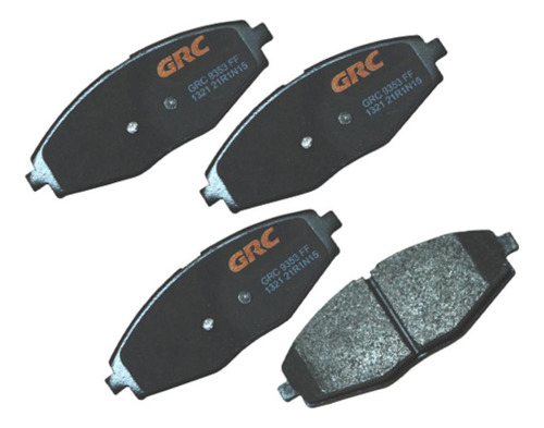 Balatas O Pastillas De Freno Delanteras Grc Gmd1321 Semi-met