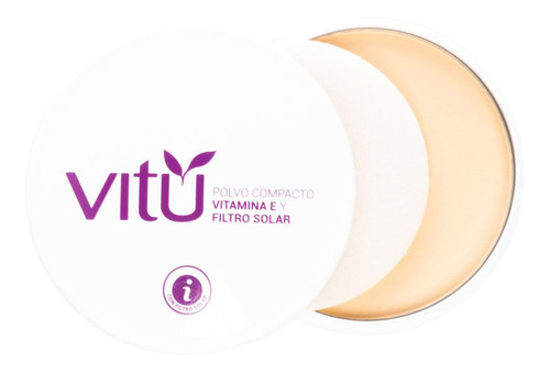 Polvo Compacto Vitú Vitamina E Y Filtro Solar Vitú