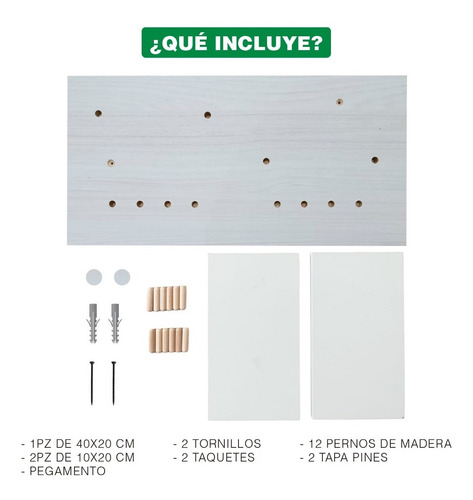 Imagen 4 de 9 de Porta Llaves Y Organizador Armable Para Pared Teka Arti.2068
