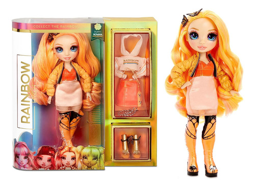 Rainbow Surprise Rainbow High Poppy Rowan - Muñeca De Moda D