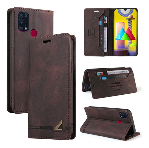 Capa Pu Antifurto Skin Feel Para Samsung Galaxy M31