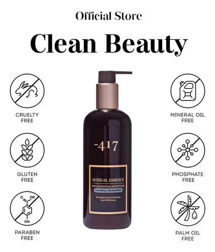 -417 Cosméticos Do Mar Morto Shampoo Mineral Reabastecedor D