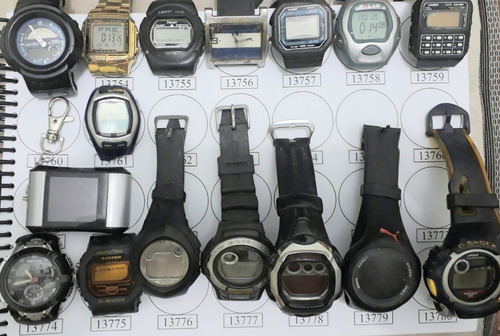 Lote 50 Sucatas Casio E Outros- Máquina Do Tempo