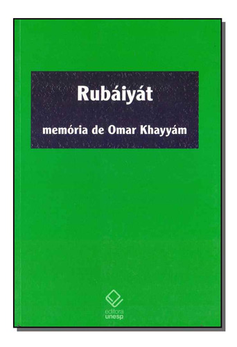 Libro Rubaiyat De Khayyam Omar Unesp Editora