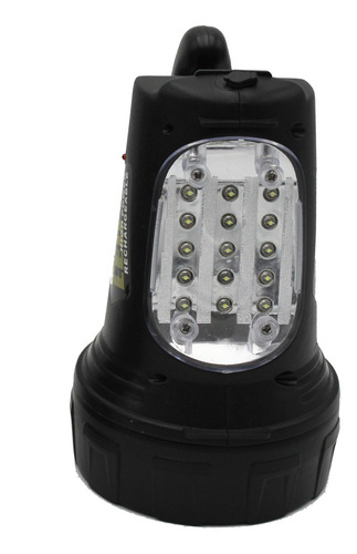 Faro Cazador Luz De Noche Recargable 15 Led 12v Auto Camping