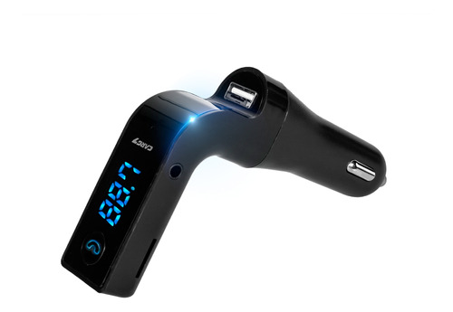 Receptor Bluetooth Usb Auto Microfono Manos Libres Fm 8en1