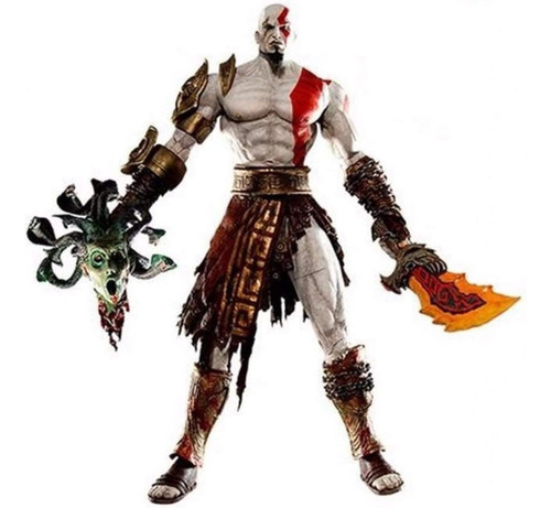 Figura De Acción Kratos God Of War Muñeco Neca Golden Armor