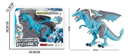 Dinosaurio Control Remoto Gran Dragon Luz Vapor Sonido