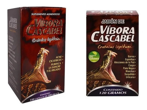 Jabón Y Cápsulas De Víbora De Cascabel