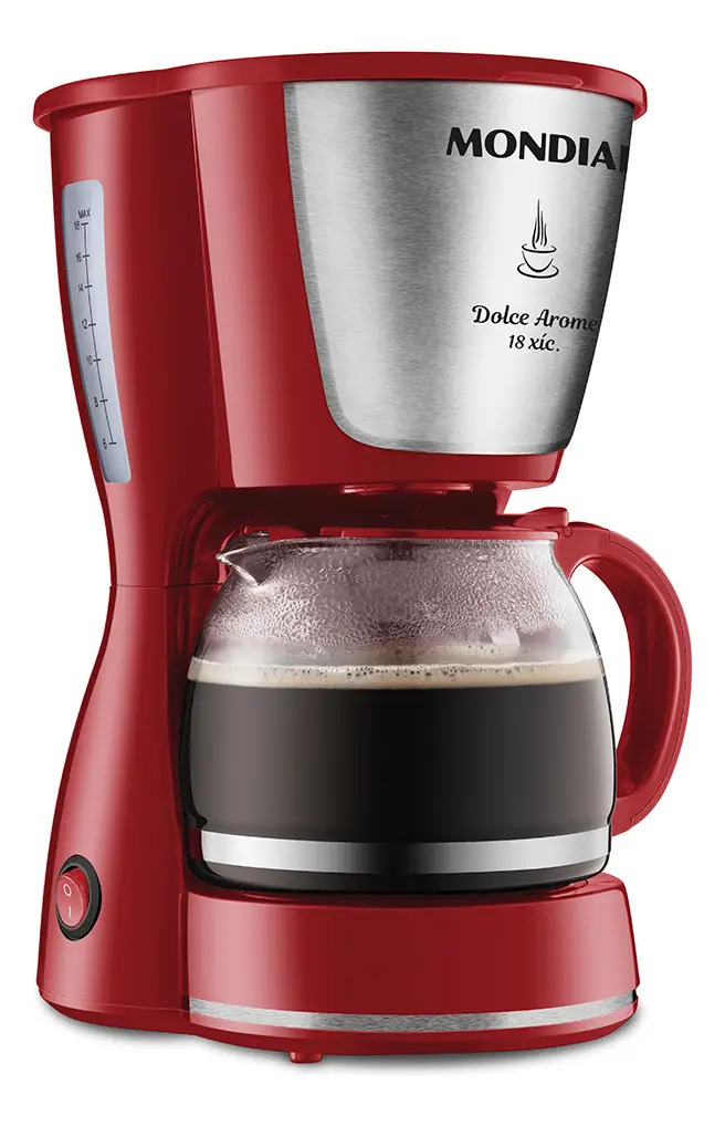 Cafeteira Elétrica Mondial Dolce Arome Vermelho 220v - C-35