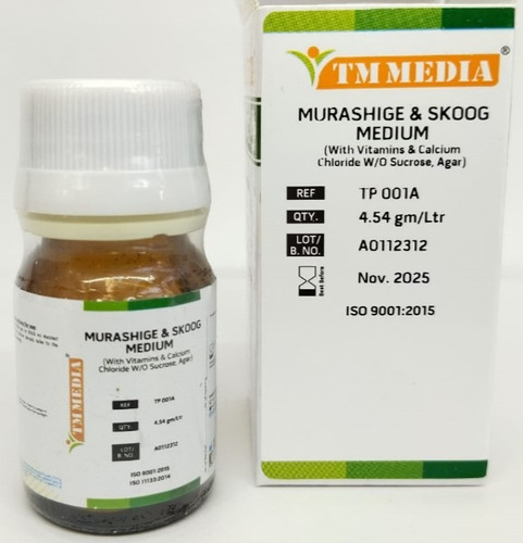 Medio Ms Con Vitaminas 1 Litros Invitroorquid-tm Media.