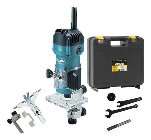 Tupia Manual Makita 6mm M3700b 530 Watts + Maleta 110v