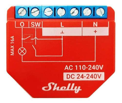 Interruptor De Relay Wi-fi Plus 1pm Ul Shelly