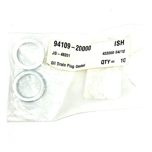 Kp Engine 2 Pieces Oil Drain Plug Gasket 11126aa000 Bbh