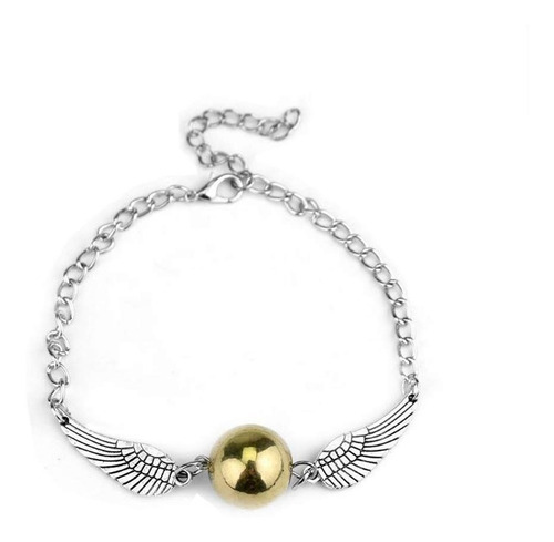 Pulsera Snitch Dorada - Harry Potter - Quidditch - Hp - Ala