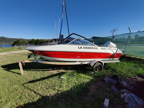 Victoria Open Sport 17.5 Con Motor Johnson 150hp Año 81 V6.