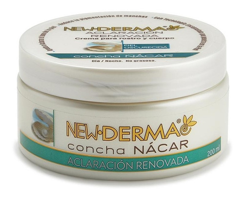 Crema Aclaradora New Derma Piel Oscurecida 200 Ml