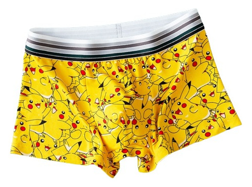 Boxer Calzon De Pikachu Pokemon Para Hombre