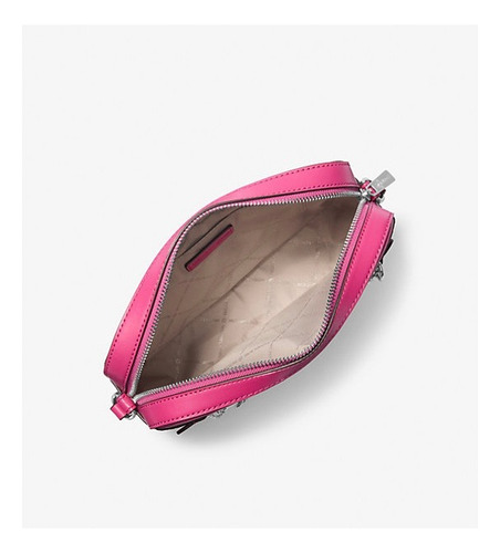 Bandolera Michael Kors Jet Set Crossbody Rosa Monogram Rosa Monogram Plateado Rosa