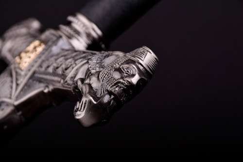 Espada Hebrea Rey Salomon Negra Judios Hebreos David Israel