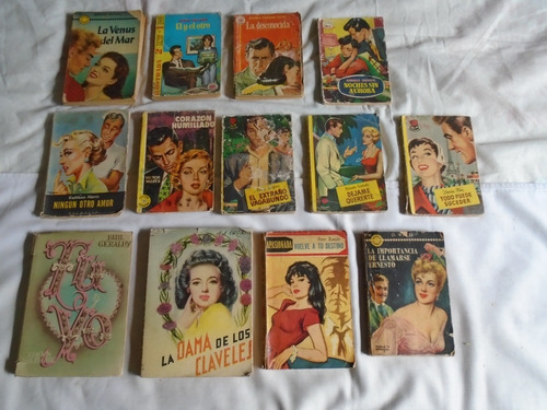 Lote De 13 Antiguas Novelas Romanticas . Varios Autores