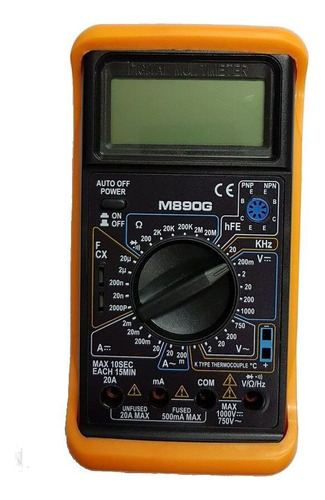  Tester Multímetro Digital C/ Sensor Temperatura Jahro M890g