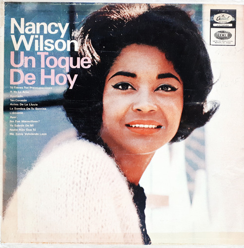 Nancy Wilson - Un Toque De Hoy R Lp