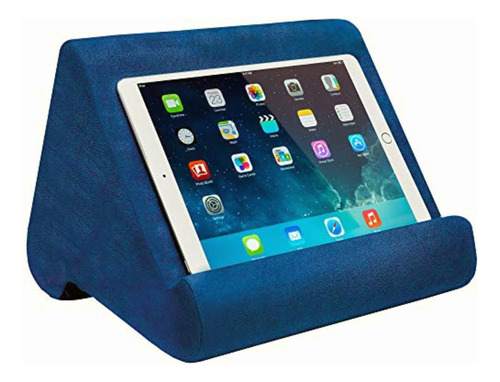 Ontel Pillow Pad Ultra Multi-angle Soft Tablet Stand, Blue