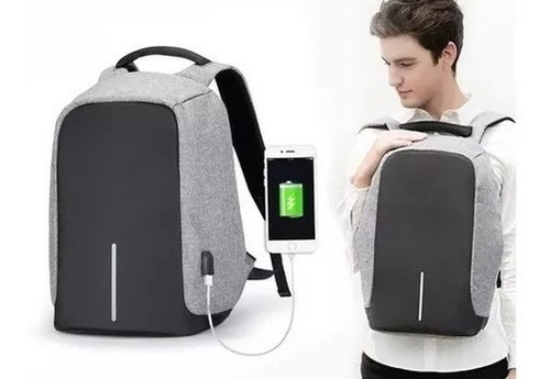 Mochila Antirrobo Inteligente Porta Notebook Impermeable