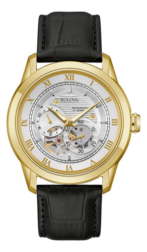 Reloj Bulova Classic Sutton 97a187 de acero inoxidable dorado