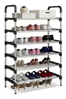 Organizador De Zapatos Apilable De Acero Inoxidable De 6 Cap