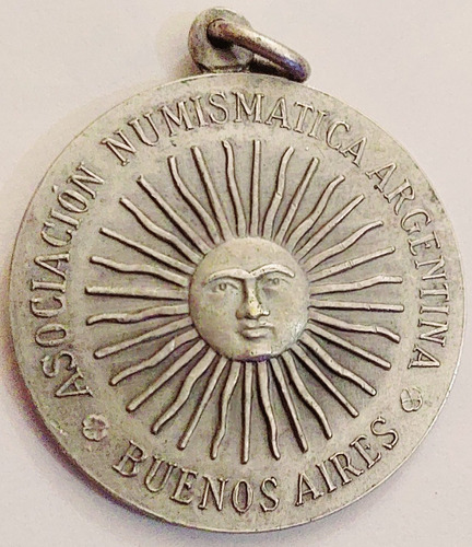 Medalla Asociación Numismatica Argentina San Nicolas Arroyos