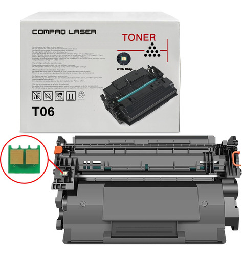 Toner T106 T06 106 Ir1643i 1643 Ir 1643if 3526c001aa *chip* Preto