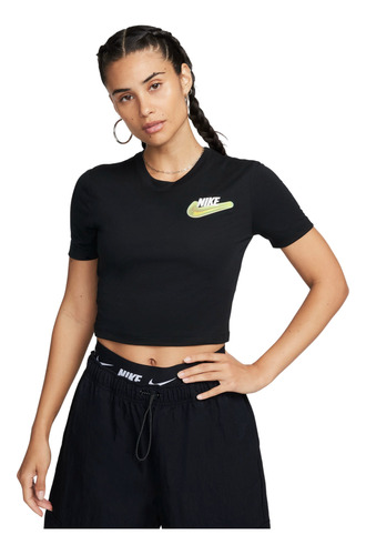 Polera Nike Sportswear Mujer Negro