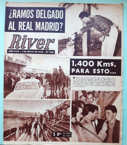 Revista River 908 / Año 1962 / Olimpo De Bahía Blanca 