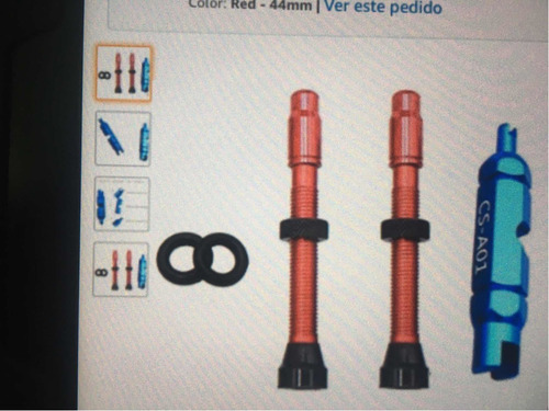 Imagen 1 de 1 de Valvulas Tubeless Bicicleta Mtb