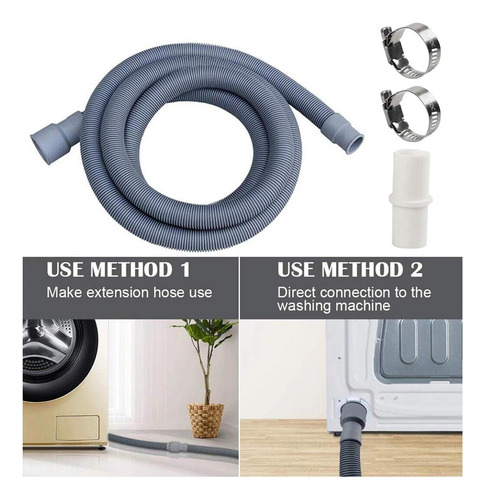 Kit De Extensión De Manguera De Desagüe Para Lavadora De