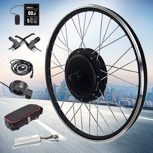 Kit De Conversión A Bici Eléctrica Nuevo 359w Aro 24 No Bat