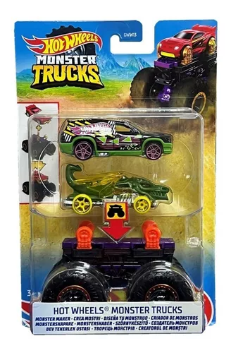 Brinquedo Infantil Carrinho Hot Wheels Trucks Monster Maker