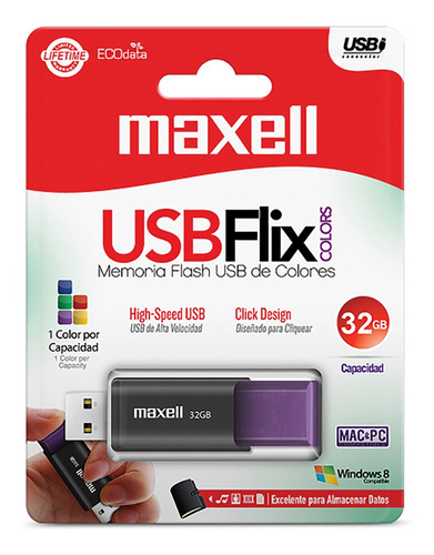 Pendrive Maxell Flix Retractil 2.0 32gb