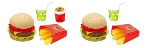 Set Hamburguesas Comida Juguetes Accesorios Cocina Alimentos