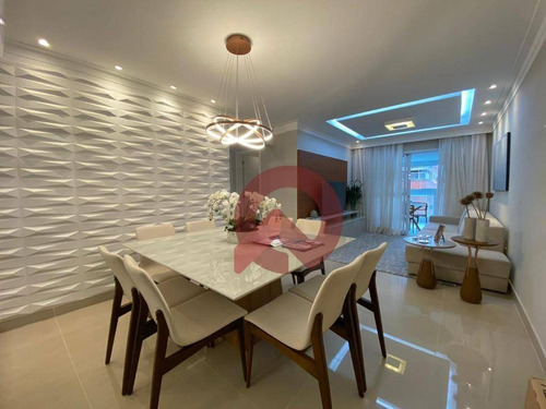 Imagem 1 de 23 de Apartamento Com 3 Dormitórios À Venda, 125 M² Por R$ 954.000,00 - Canto Do Forte - Praia Grande/sp - Ap3147