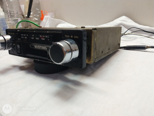 Auto Rádio Toca Fitas Mustang Mcr -4000 Léia O Anúncio (Usado)