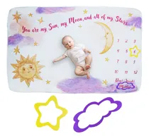 Comprar Woogoo Baby Milestone Blanket For Baby Boys And Baby Girls -