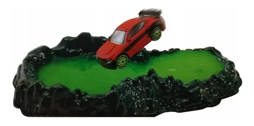 Pista Teamsterz Dinosaurio C/ Lanzador, Auto Cae Sobre Slime