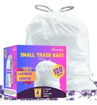 Comprar Bolsas De Basura Perfumadas Con Cordón De 4 Galones, Bolsas 